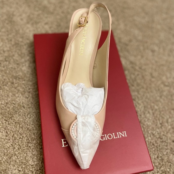 enzo angiolini danalee pink marble heels - Picture 5 of 8